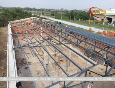 THI CÔNG NHÀ THÉP TIỀN CHẾ TẠI THUẬN AN BÌNH DƯƠNG