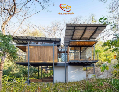 Mẫu nhà thép tiền chế Homestay