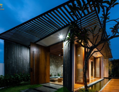 Nhà thép tiền chế cho khu nghỉ dưỡng