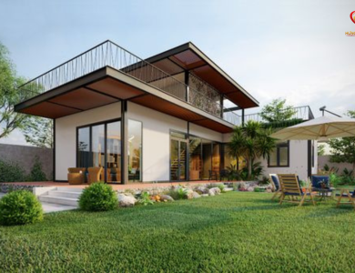 Nhà thép tiền chế cho khu nghỉ dưỡng