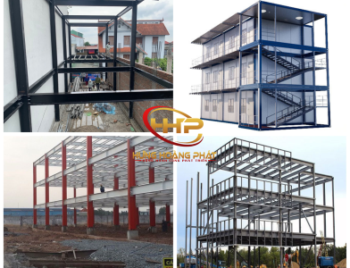 Thi Công Khung Thép Tiền Chế 3 Tầng Tại Bình Dương 