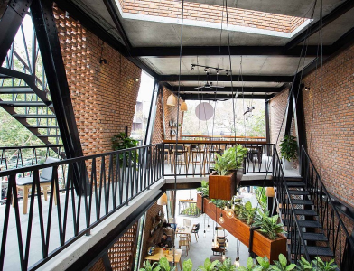 Cơn sốt thi công quán cafe khung thép tiền chế