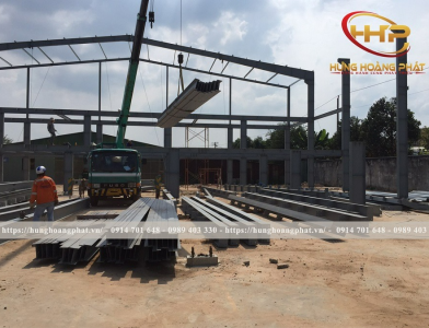 THI CÔNG NHÀ XƯỞNG SẢN XUẤT TẠI BÌNH DƯƠNG