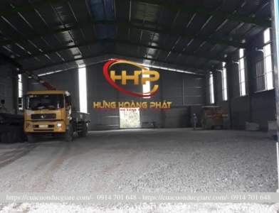THI CÔNG NHÀ XƯỞNG THÉP TIỀN CHẾ TẠI TÂN UYÊN