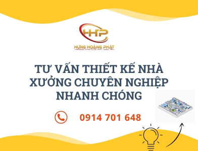 TƯ VẤN THIẾT KẾ NHÀ XƯỞNG CHUYÊN NGHIỆP NHANH CHÓNG