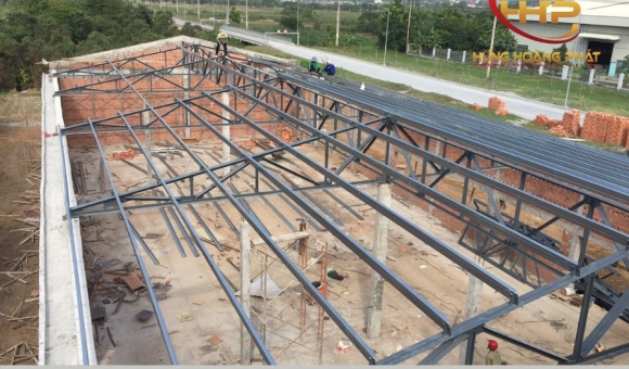 THI CÔNG NHÀ THÉP TIỀN CHẾ TẠI THUẬN AN BÌNH DƯƠNG