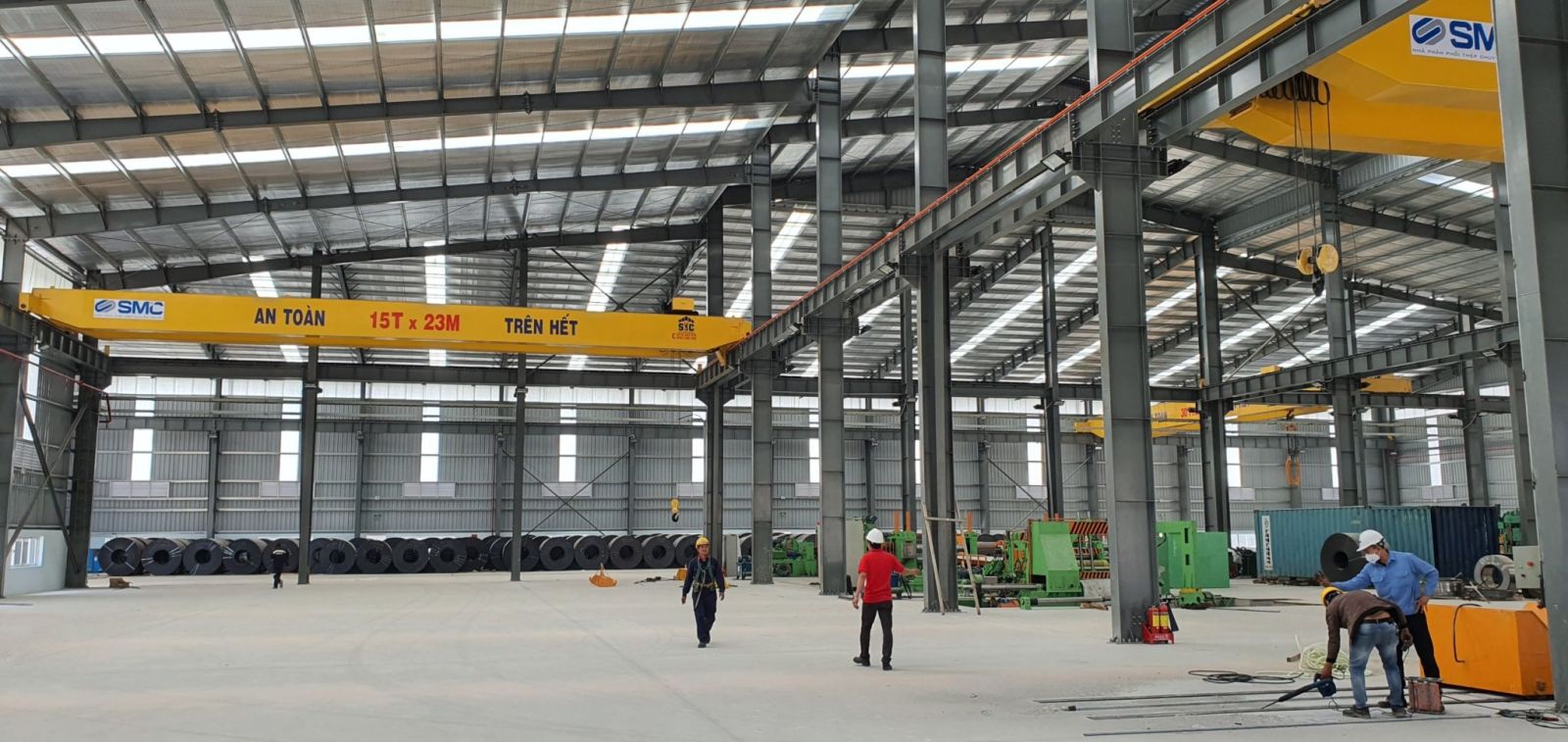 Xây dựng nhà xưởng cơ khí, Thi công nhà xưởng cơ khí