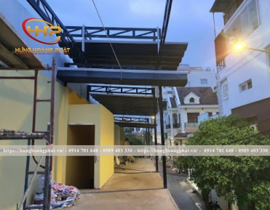 thi công nhà thép tiền chế Dĩ An