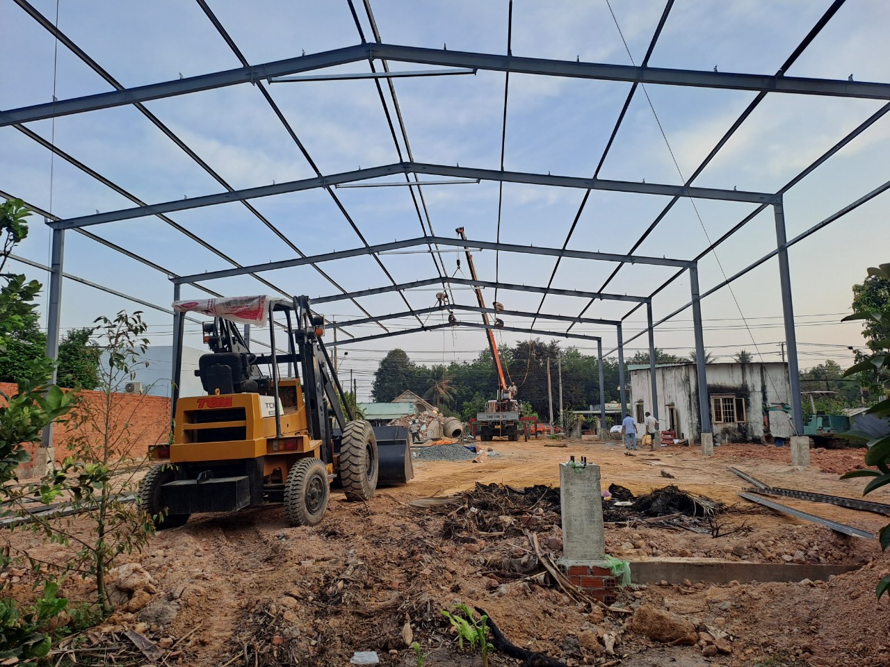 xây dựng thép tiền chế tại Bình Dương