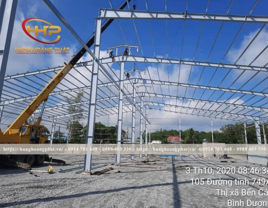 nhà thầu xây dựng nhà xưởng tại bình dương