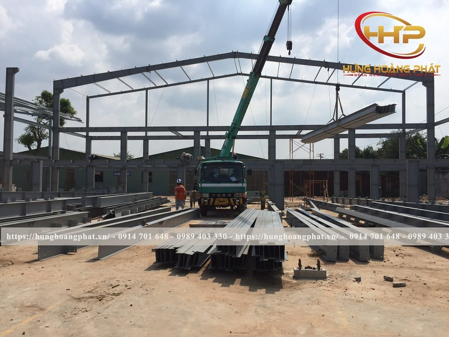 nhà thép tiền chế cấp 4 2