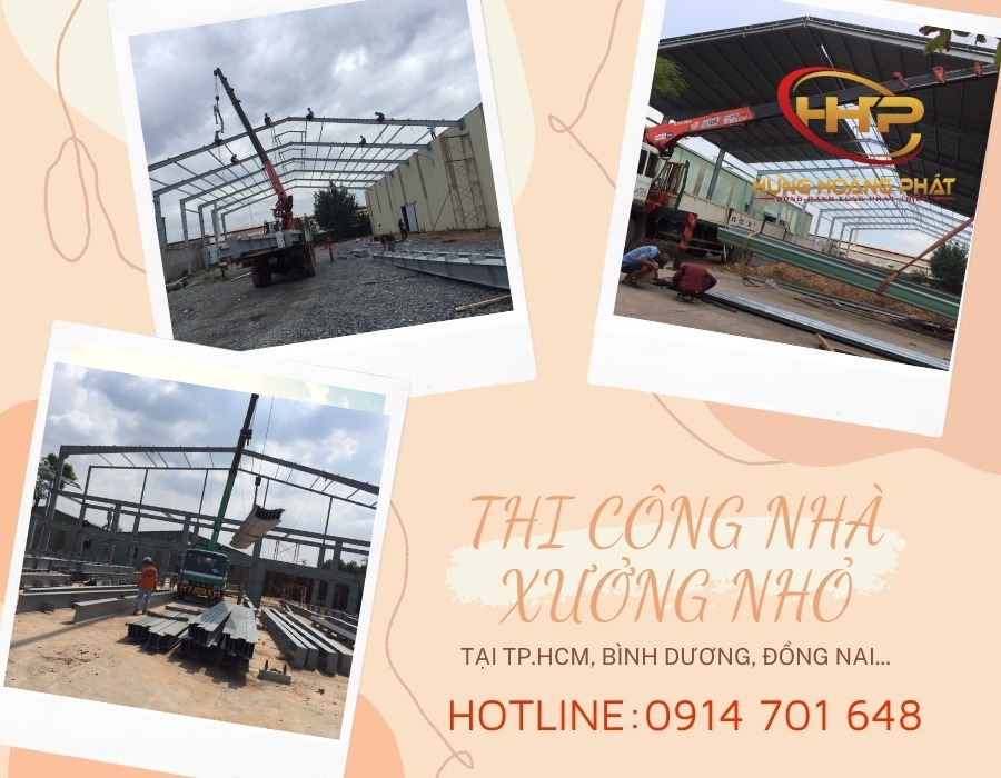 thi công nhà xưởng nhỏ