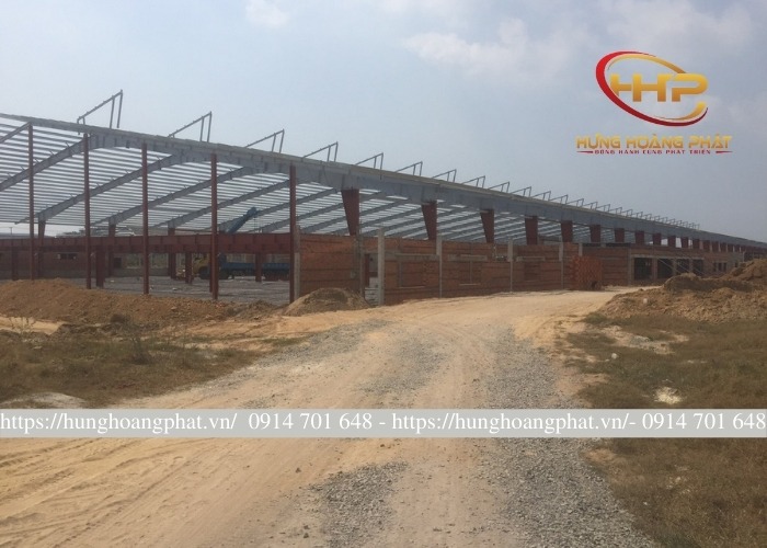 quy trinh xây dựng nhà xưởng thép tiền chế