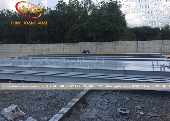 sản xuất  gia công các kết cấu thép tiền chế