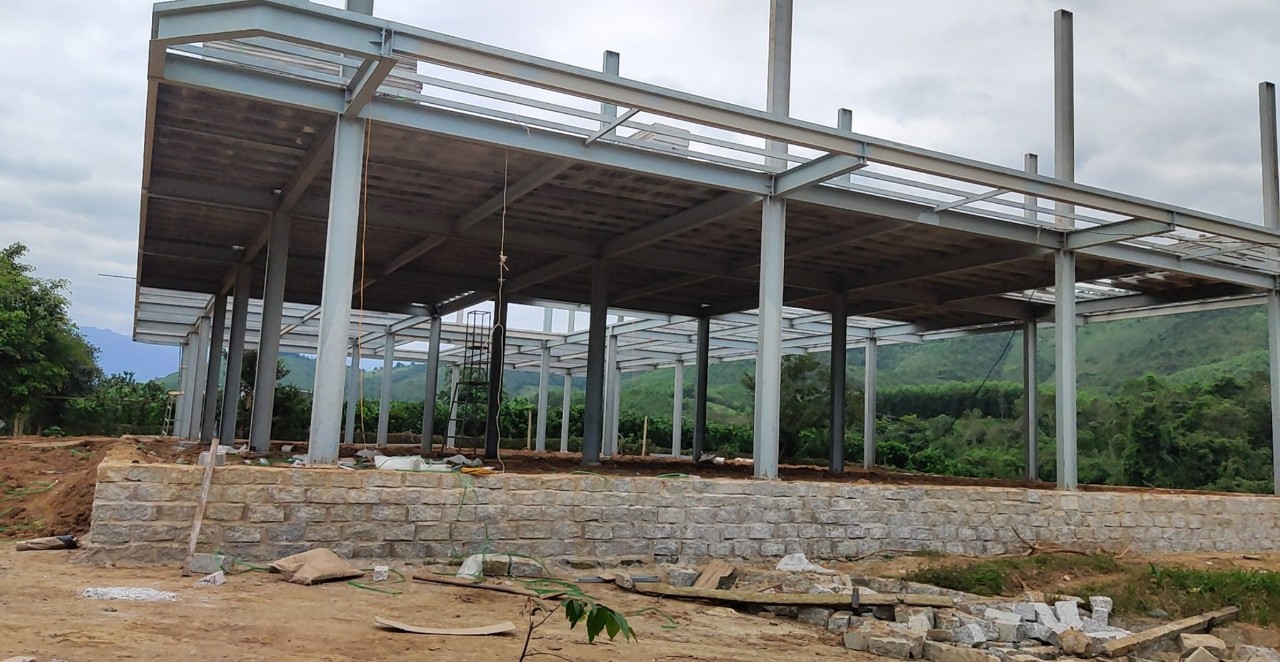 Thi công lắp dựng nhà xưởng tại Bàu Bàng