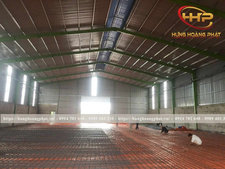 Thi công nhà kho thép tiền chế