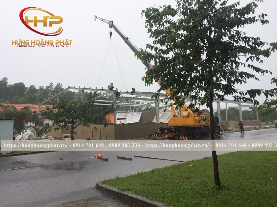 thi công nhà thép tiền chế chất lượng