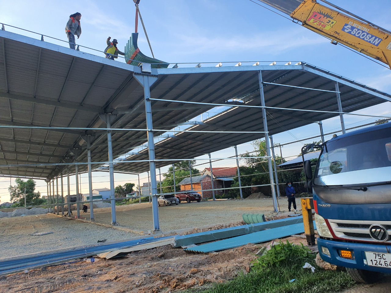 Thi công nhà xưởng tại Bến Cát