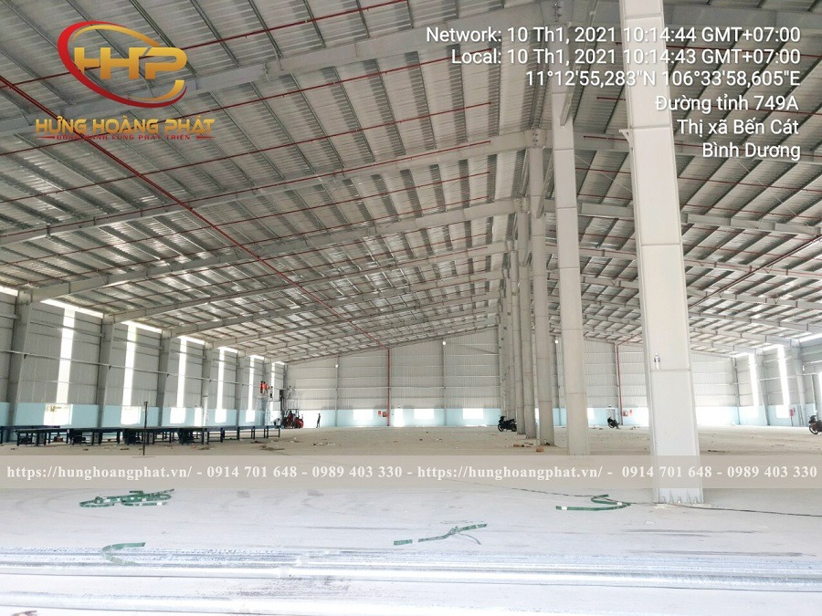 nơi thi công lắp đặt nhà xưởng tại bình dương