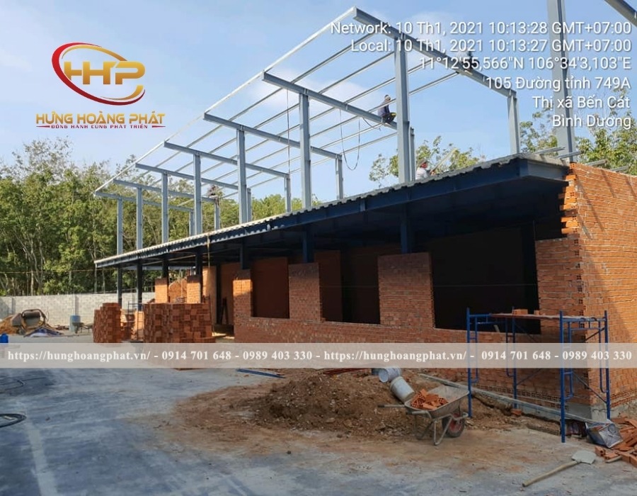 thiết kế xây dựng nhà thép tiền chế tại bình dương