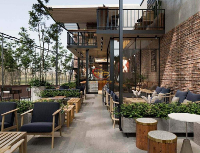 Quán coffee nhà thép tiền chế