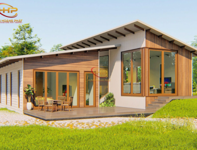 Mẫu nhà thép tiền chế Homestay