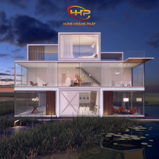 Mẫu nhà thép tiền chế Homestay