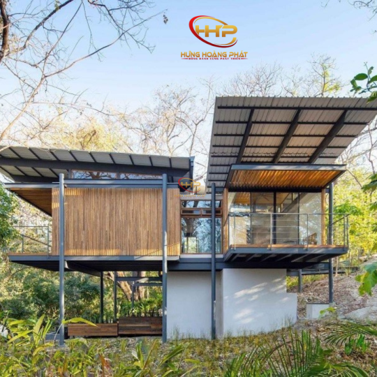 Mẫu nhà thép tiền chế Homestay