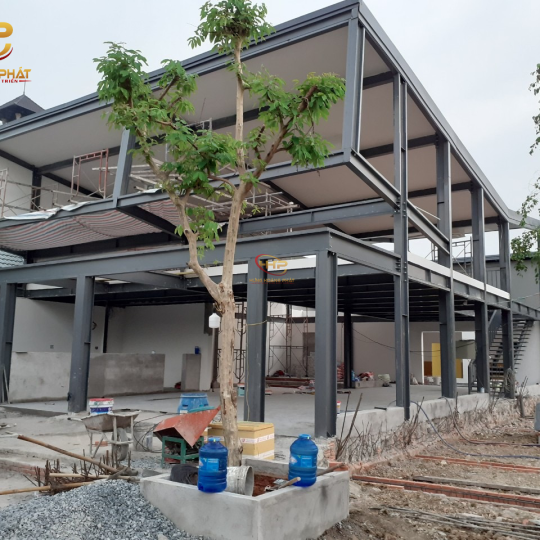 Nhà thép tiền chế văn phòng 2 tầng